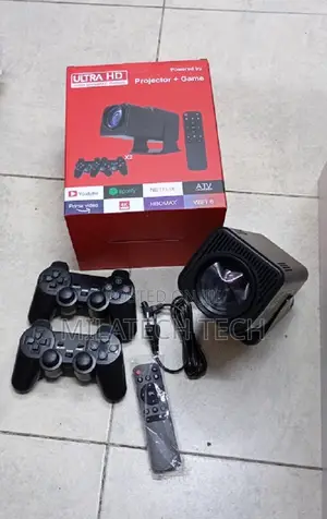 Portable Projector Original With Game Controller, 1080p