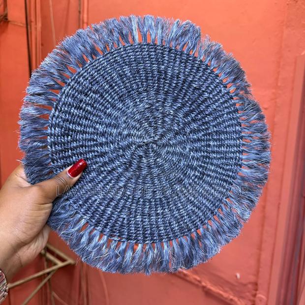 Luxe Navy Blue Placemats/Wall Decor
