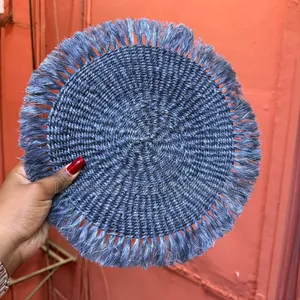Luxe Navy Blue Placemats/Wall Decor