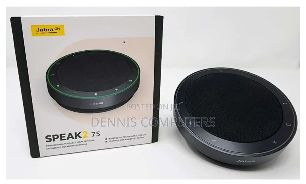 Jabra Speak2 75, Professional Usb and Bluetooth Speakerphone