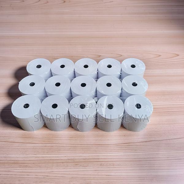 Supermarkets 15 Pieces of 80mm by 80mm by 13mm Thermal Paper Rolls