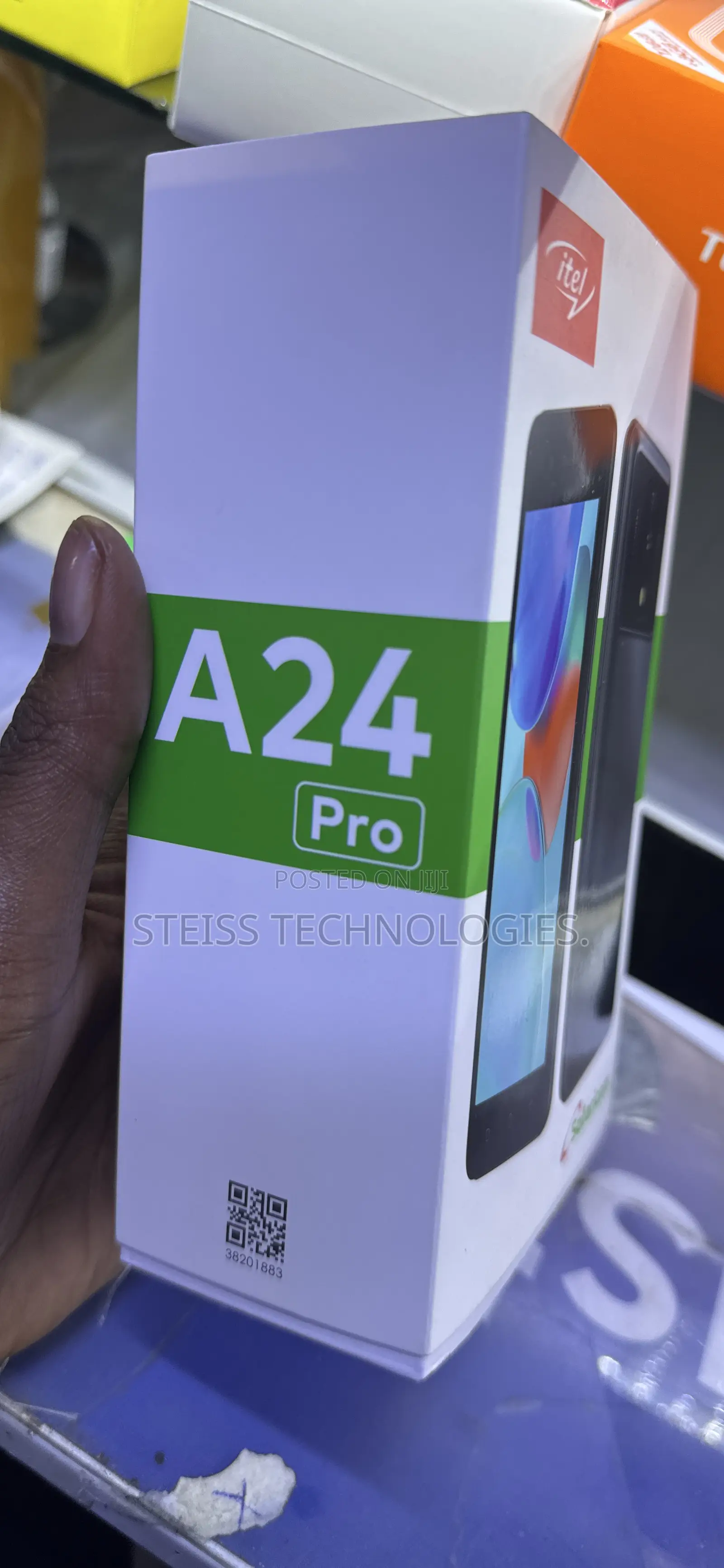 New Itel A24 16 GB Black