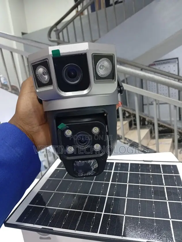 Built-in Speaker Customizable Audio Warning 4g Dual Lens Solar Camera