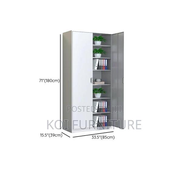 Office Cabinet; Two Doors Cabinet With Glass Front View - thumbnail 10