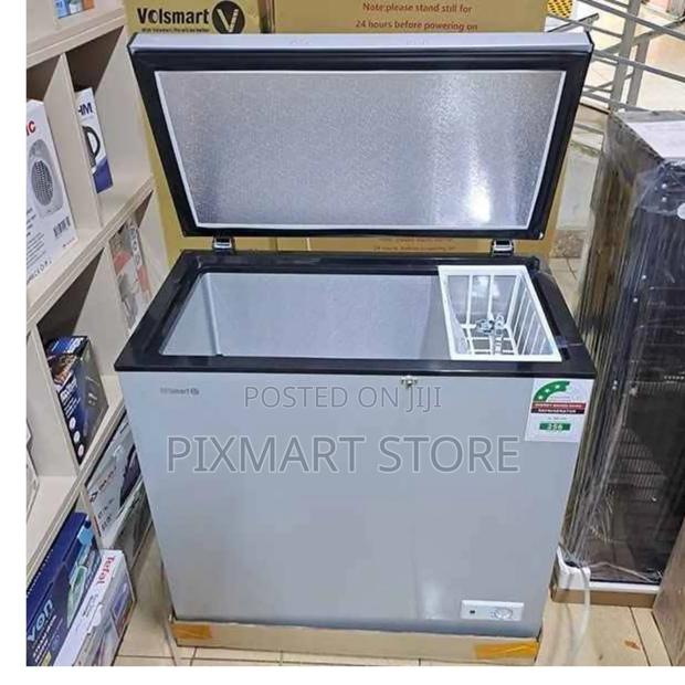 Volsmart 150l Chest Freezer With Lock Adjustable Thermostat