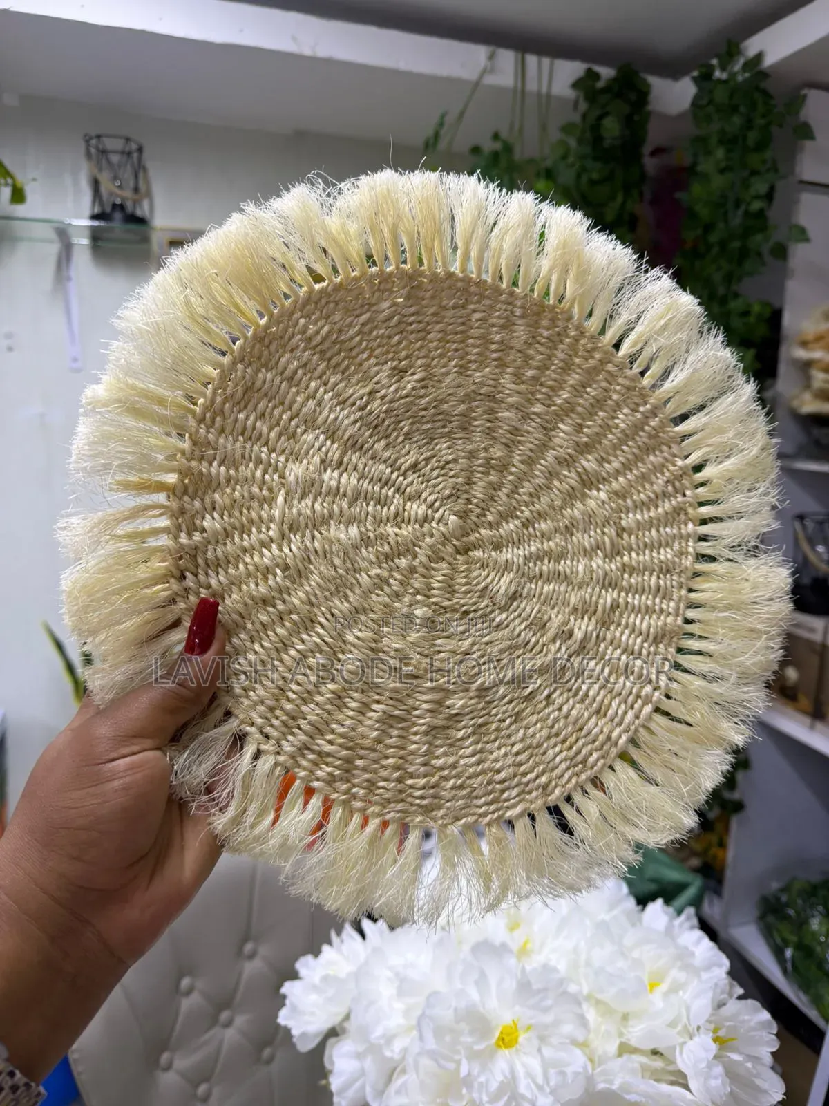 Decorative Sisal Mats for Walls, Placemats.