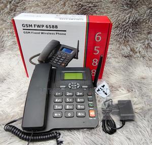 GSM 6588 Wireless Sim Desk Phone Easy to Use - main view