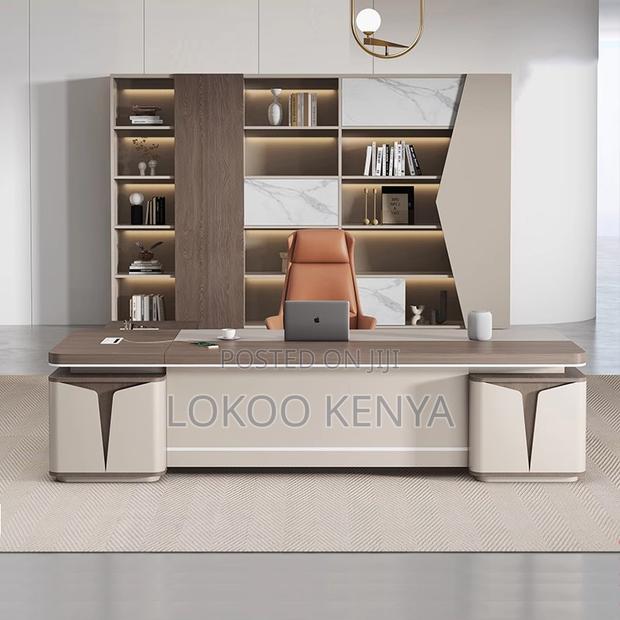 Office Desk ; Manager Computer Desk With Drawer - thumbnail 6