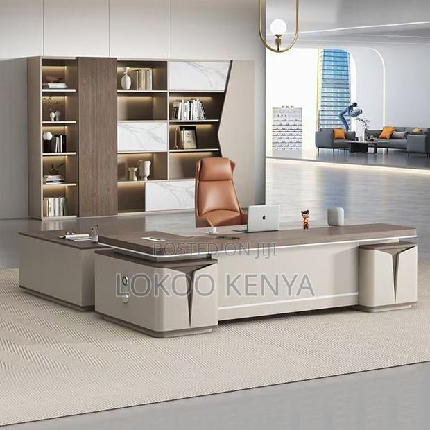 Office Desk ; Manager Computer Desk With Drawer - thumbnail 9