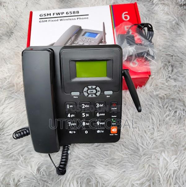 Gsm 6588 Sim Card Desk Telephone For Home Or Office