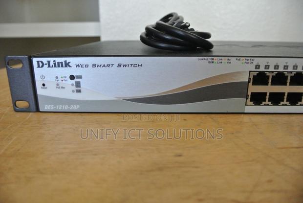D-Link Des-1210-28p 24-Port Fast Ethernet Poe Switch
