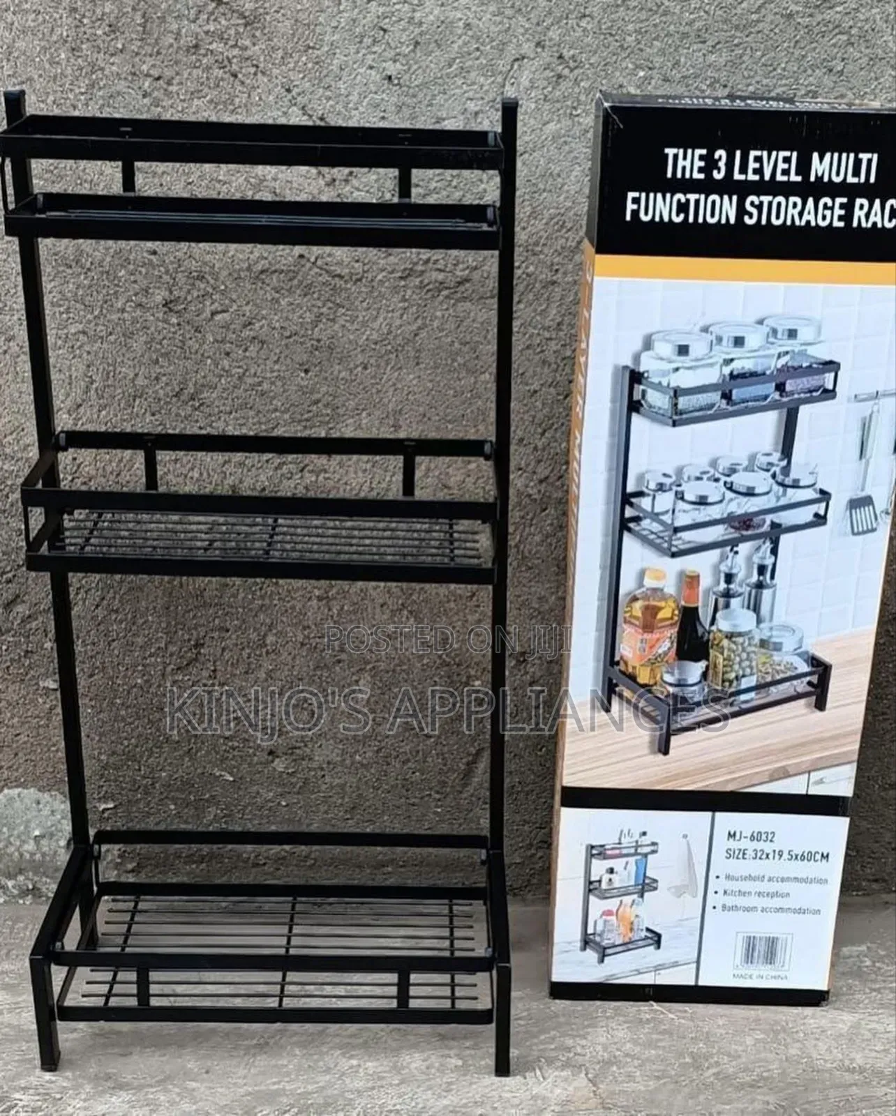 3-Tier Multi Function Spices Storage Rack