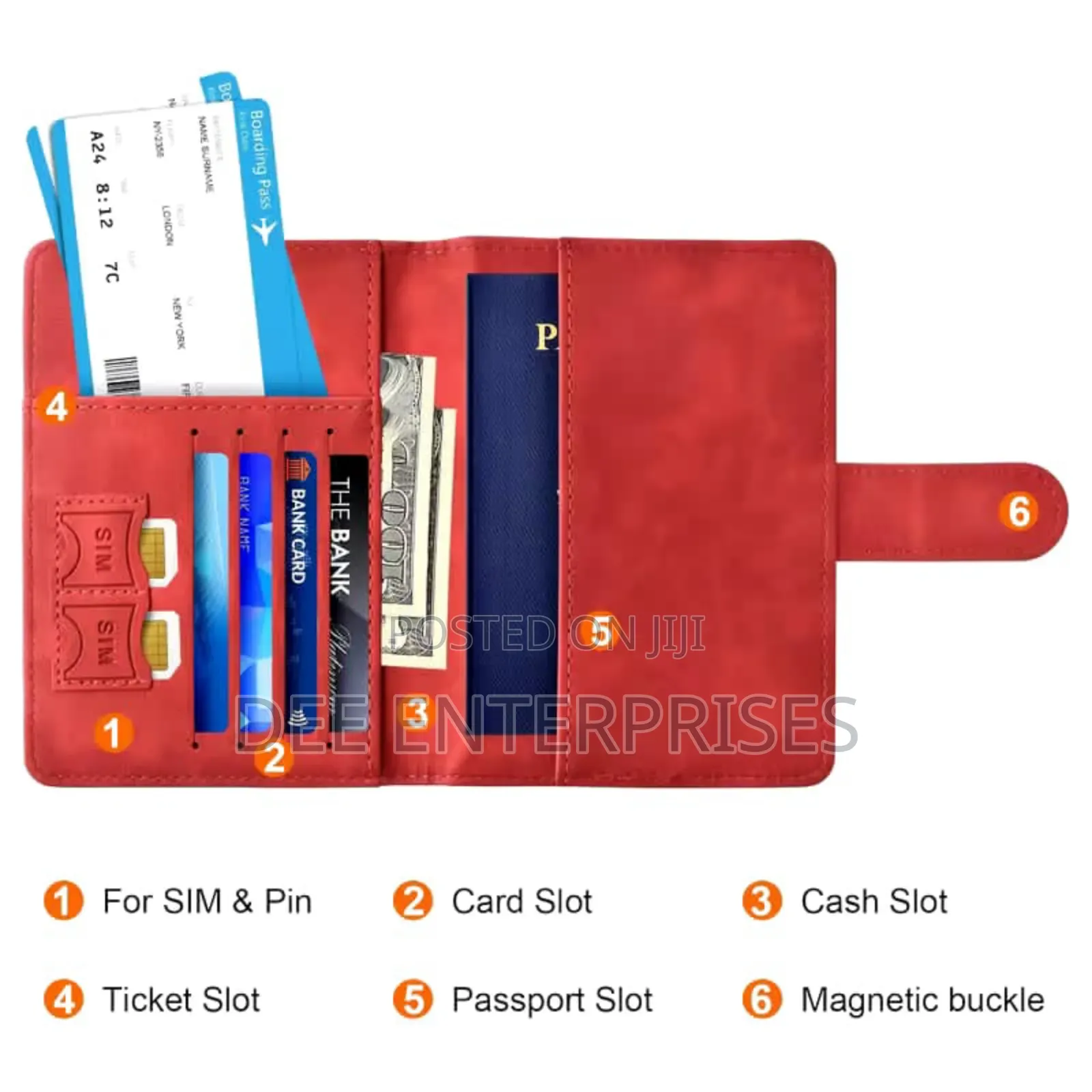 Leather Passport Holder Wallet