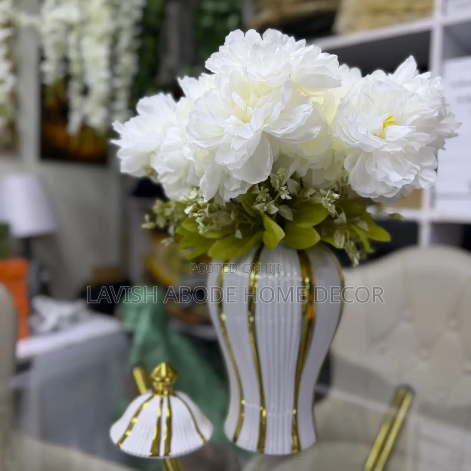 Ginger Jar With Flowers