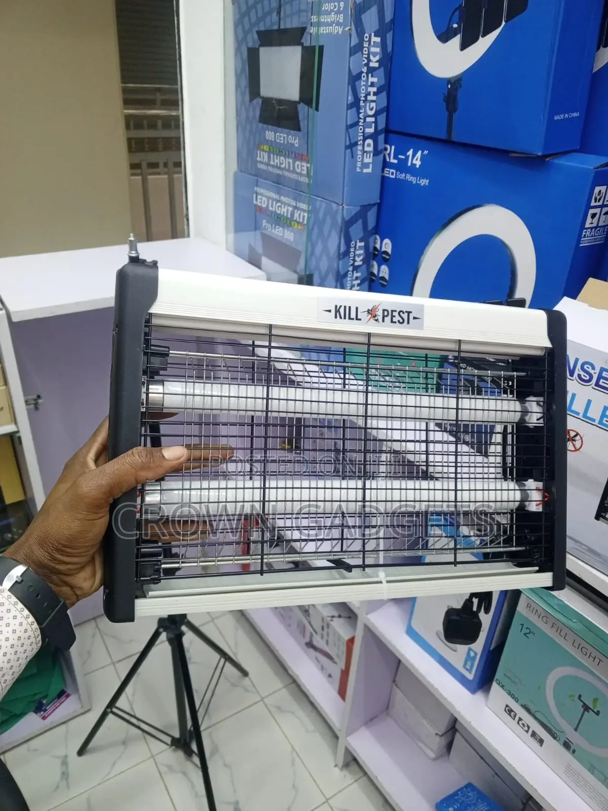 Electric Insect Killer Lamp Uv Mosquito Bug Zapper 26cm