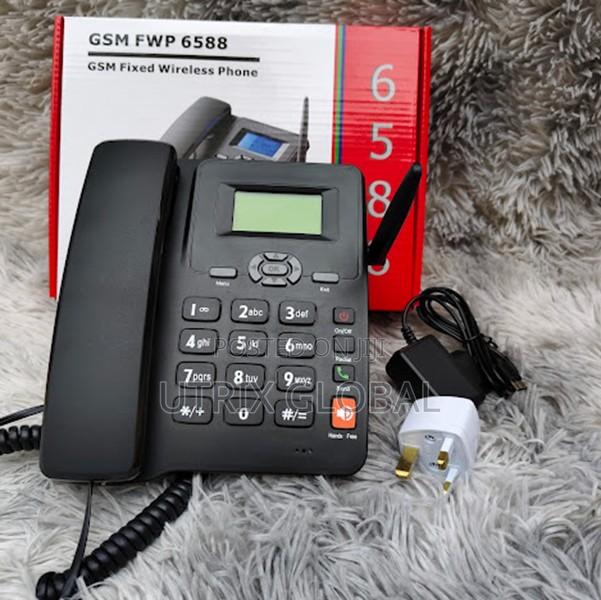 Gsm 6588 Gsm Desk Phone Supports Two Sim Cards