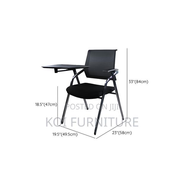 Home Chairs; Mid Back Mesh Conference Chair With Write Pad - thumbnail 3