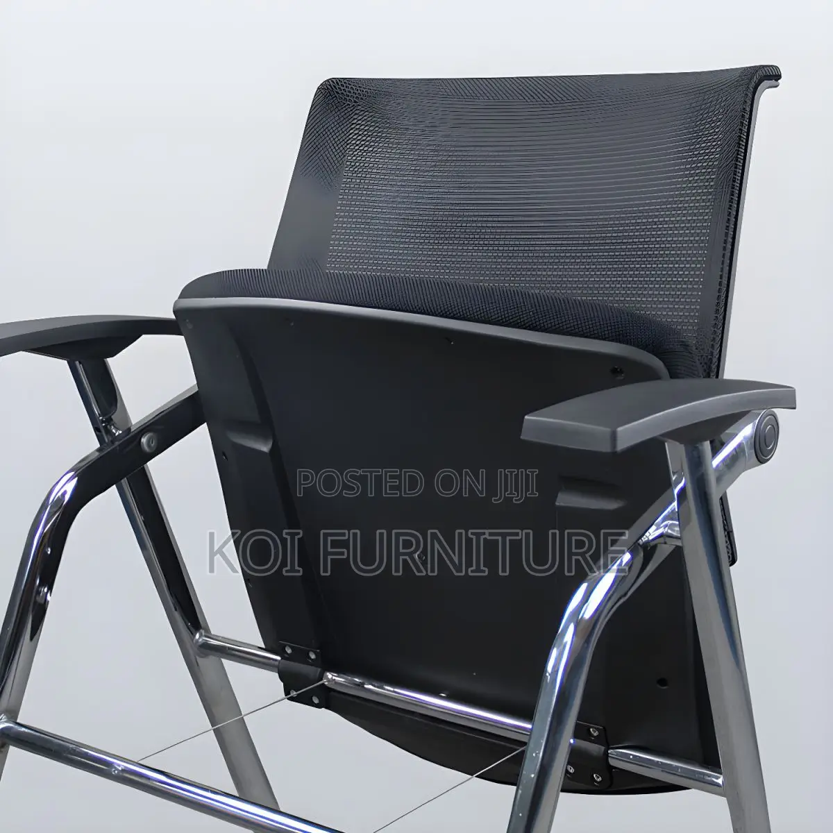Home Chairs; Mid Back Mesh Conference Chair With Write Pad