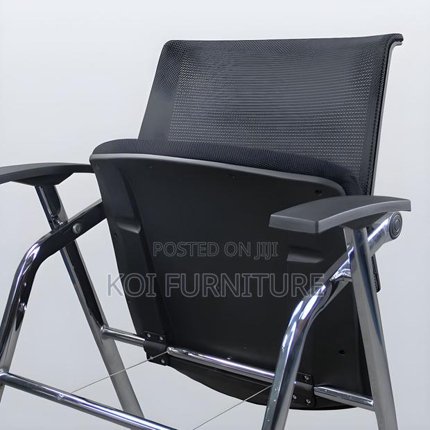 Home Chairs; Mid Back Mesh Conference Chair With Write Pad - thumbnail 15