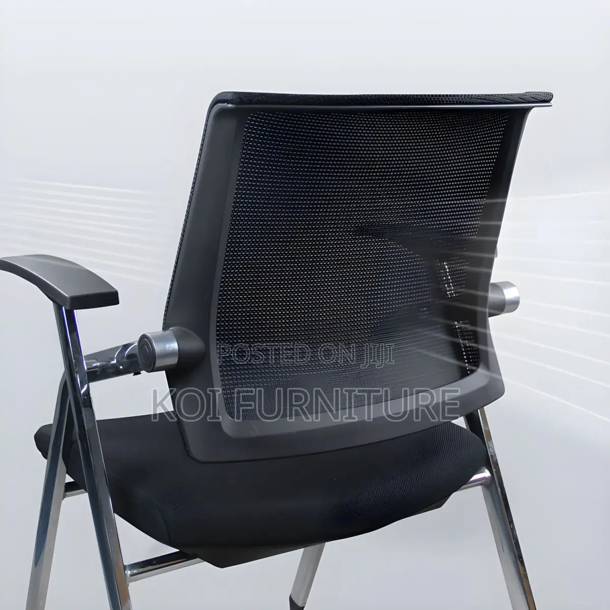 Home Chairs; Mid Back Mesh Conference Chair With Write Pad