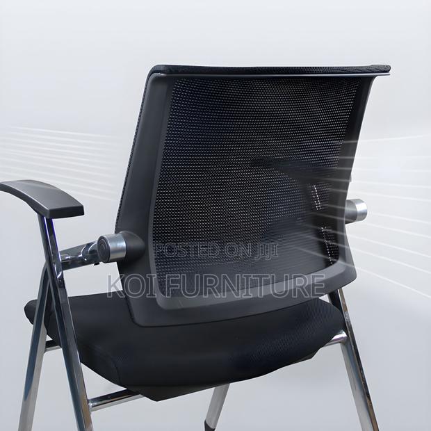 Home Chairs; Mid Back Mesh Conference Chair With Write Pad - thumbnail 16
