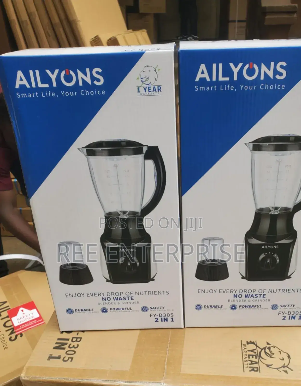 2 In 1 Brand New Ailyons Heavy Blender