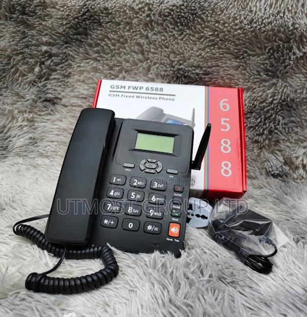 GSM 6588 Business Desk Phone With Dual Sim Support