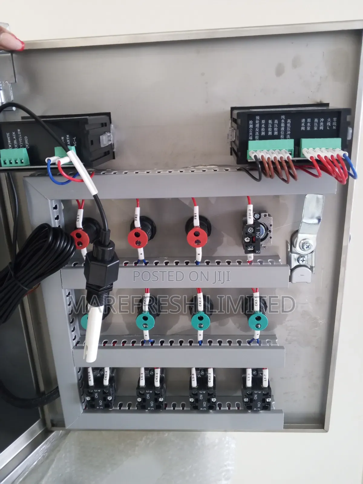 Control Panel With Conductivity Meter