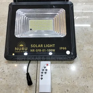 New 100 Watts 12hrs Solar Floodlight Plus Solar Mounting Bracket