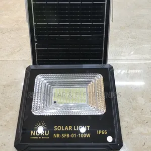 New 100 Watts 12hrs Solar Floodlight Plus Solar Mounting Bracket
