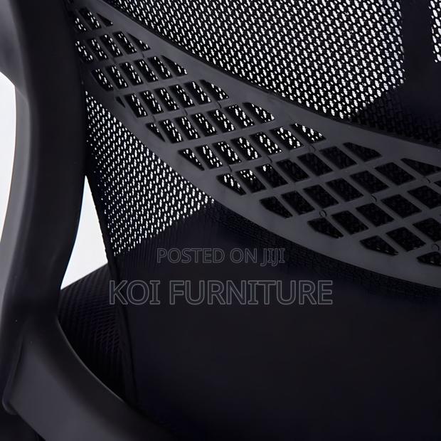 Office Chairs; Modern Fixed Arms Office Chair Lumbar Support - thumbnail 6