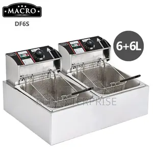 Nunix Macro Brand New Double Fryer Chips Fryer