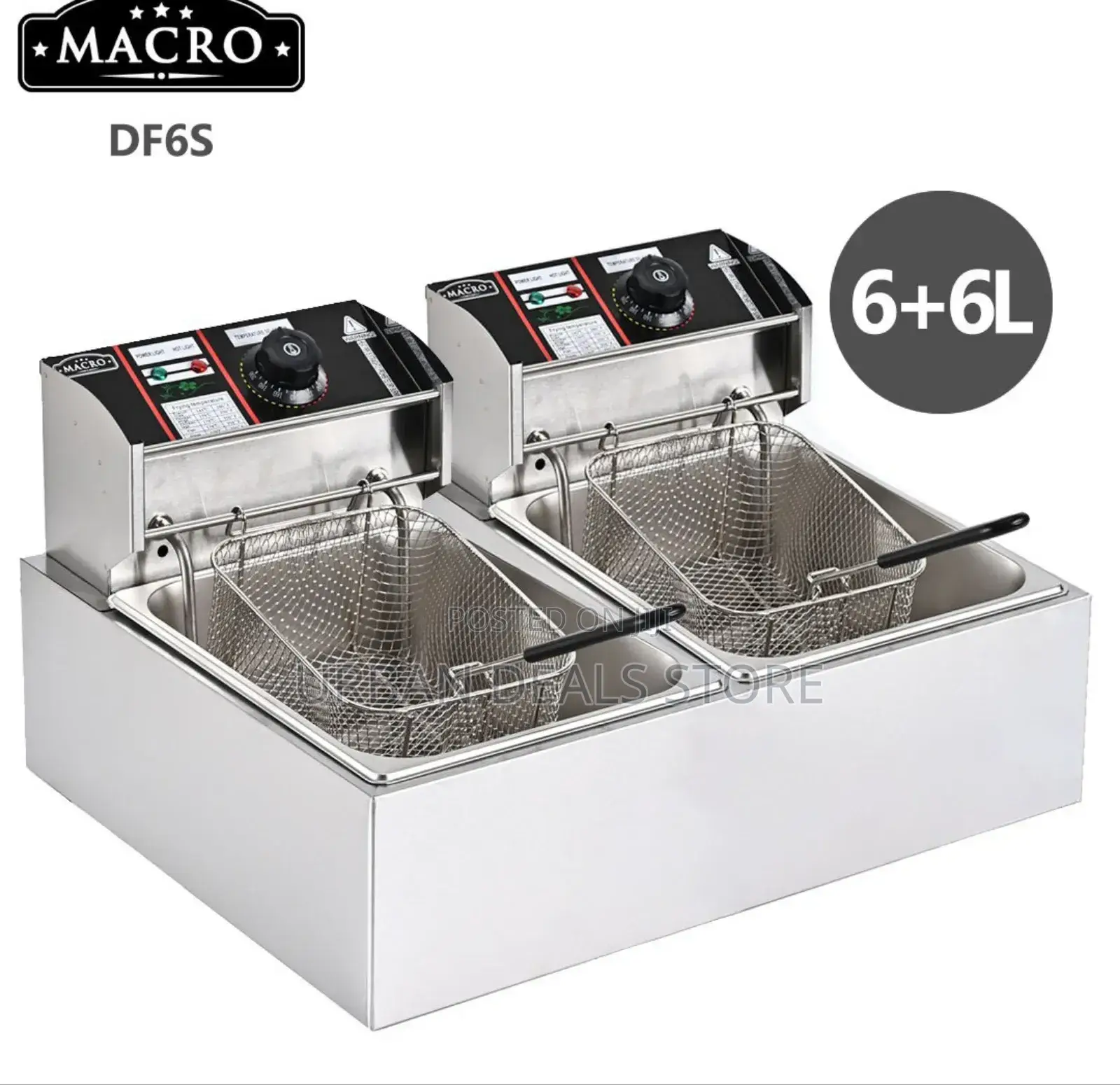 Nunix Macro Double Fryer