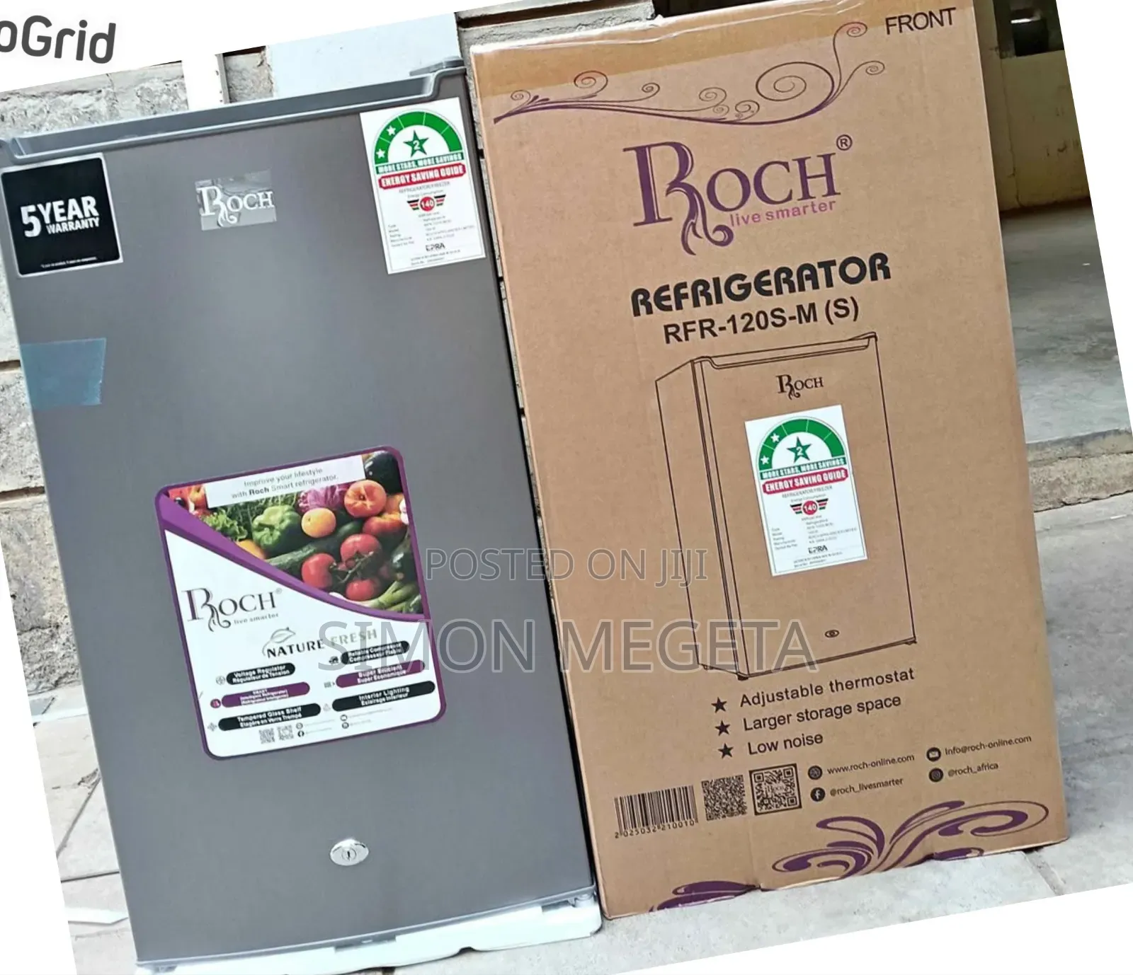 New Roch Single Door Fridge 90 Litres