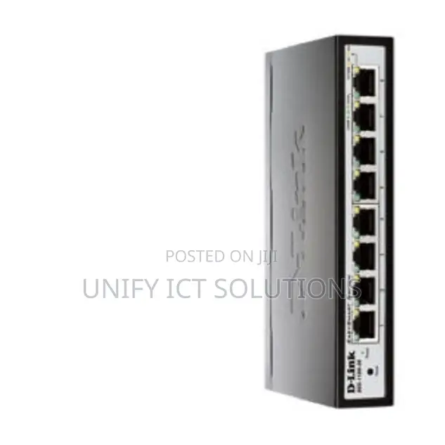 D-Link DGS-1210-10p 8-Portsbase-T Poe + 2 SFP Ports Smart