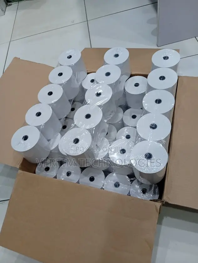 Point of Sale Pos Systems 50 Pieces 80mm by 80mm by 13mm Paper Rolls