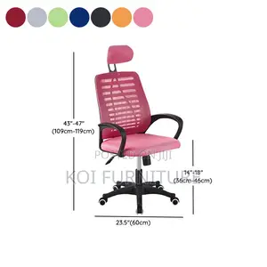 Office Chair; Headrest Swivel Ergonomic Office Chair