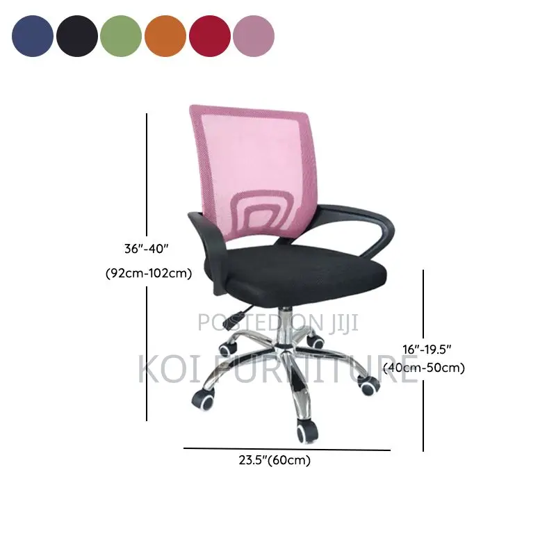Office Chair; Headrest Swivel Ergonomic Office Chair
