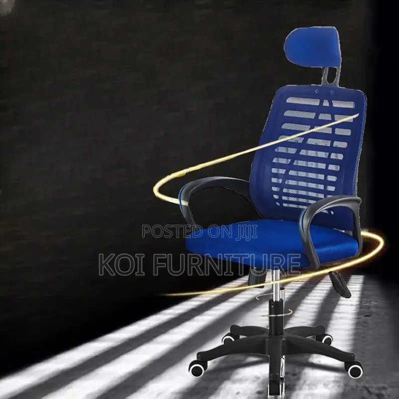 Office Chair; Headrest Swivel Ergonomic Office Chair