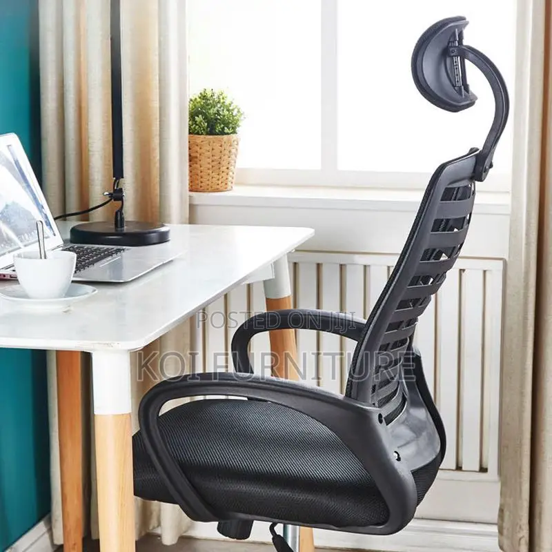 Office Chair; Headrest Swivel Ergonomic Office Chair