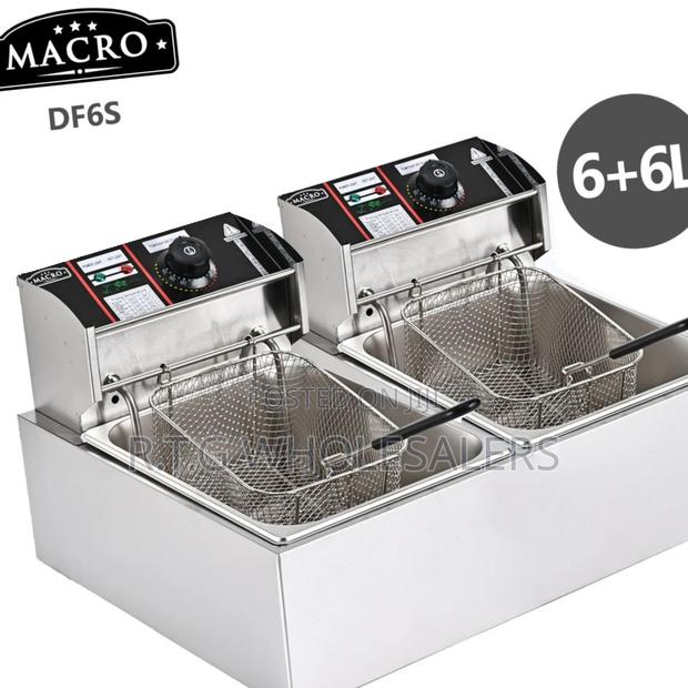 Nunix Macro Double Chips Fryer – 6l Capacity