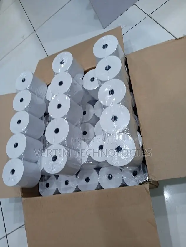 Low Paper Dust Production 50 Pieces 80mm by 80mm by 13mm Paper Rolls