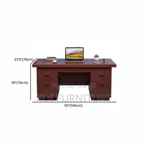 Office Desk; 1.2m Mahogany Executive Office Desk