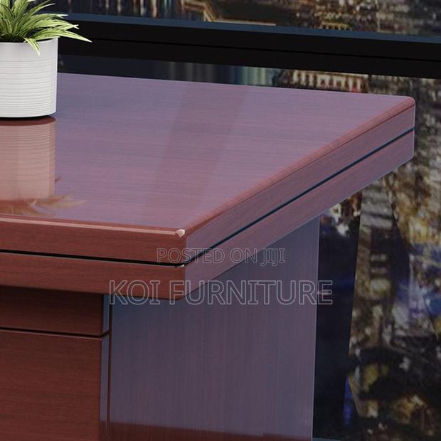 Office Desk; 1.2m Mahogany Executive Office Desk - thumbnail 11