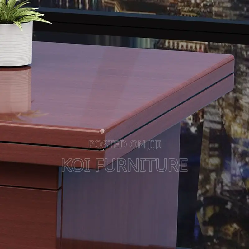 Office Desk; 1.2m Mahogany Executive Office Desk