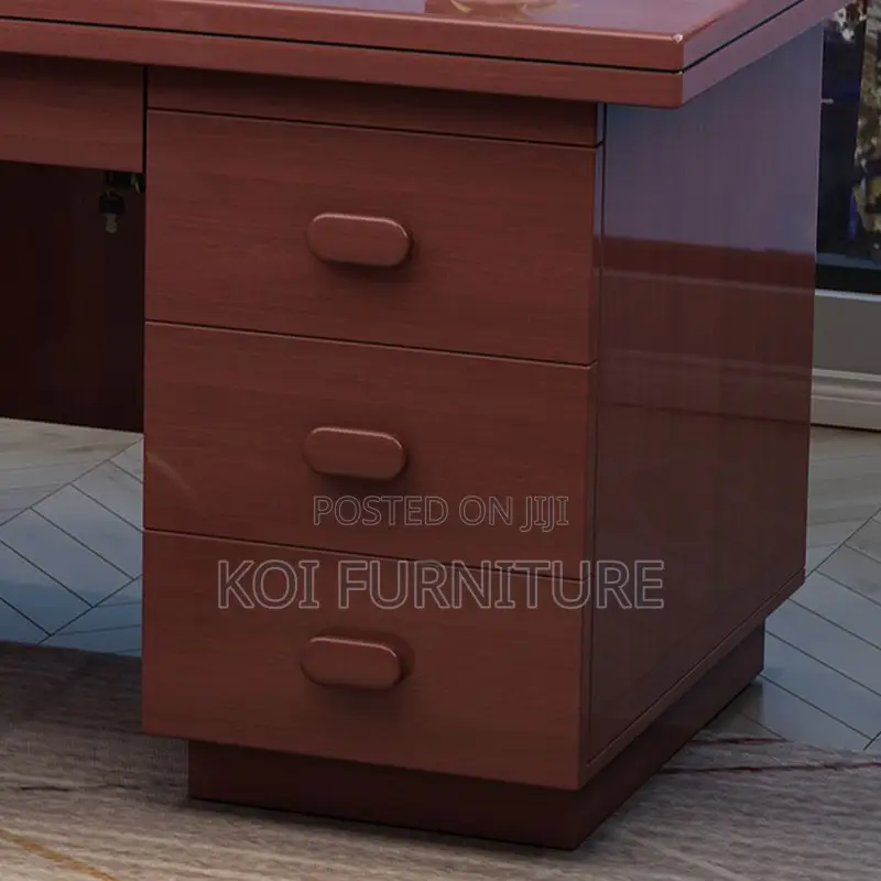 Office Desk; 1.2m Mahogany Executive Office Desk