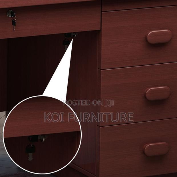 Office Desk; 1.2m Mahogany Executive Office Desk - thumbnail 15