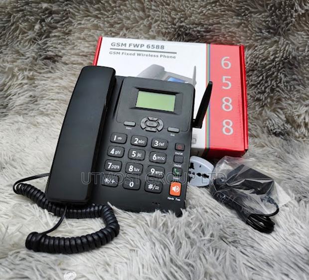GSM 6588 Wireless Desk Phone Dual Sim Clear Calls - main view
