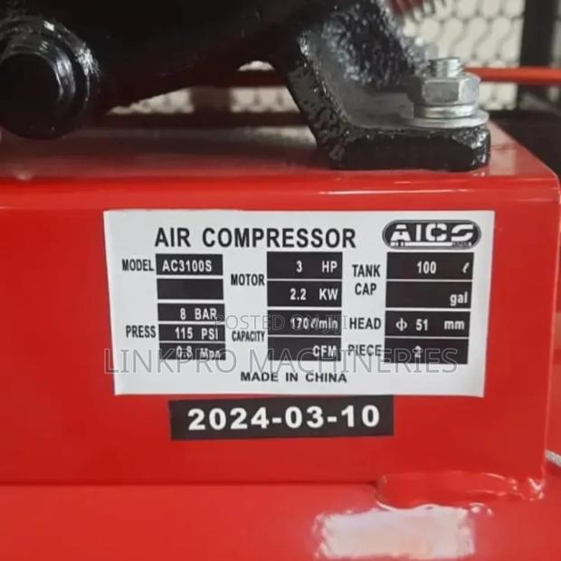 100 Litres Aico Air Compressor - thumbnail 2