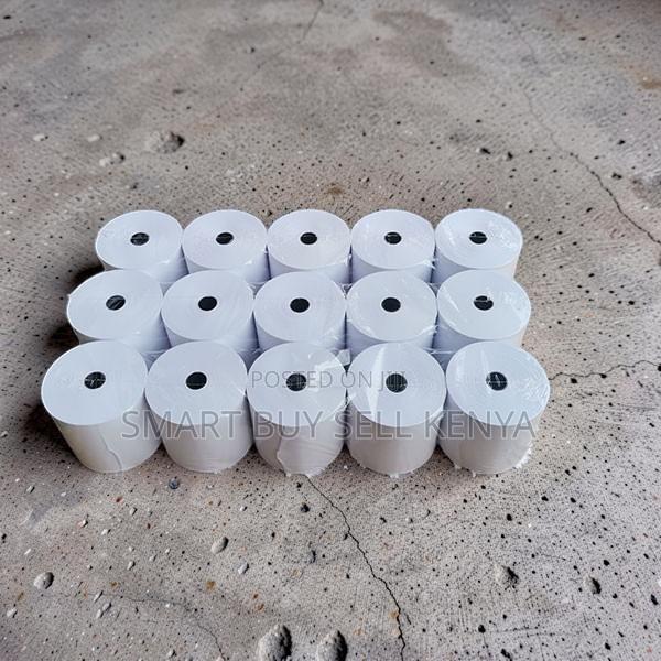 Non-Fading Quality 15pcs of 80mm by 80mm by 13mm Thermal Paper Rolls